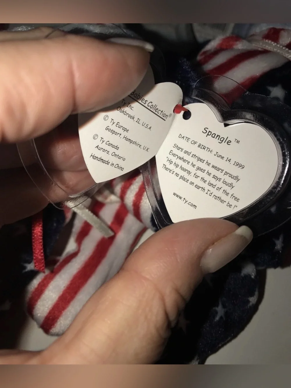 Complete Set of 3 Ty Beanie Babies 